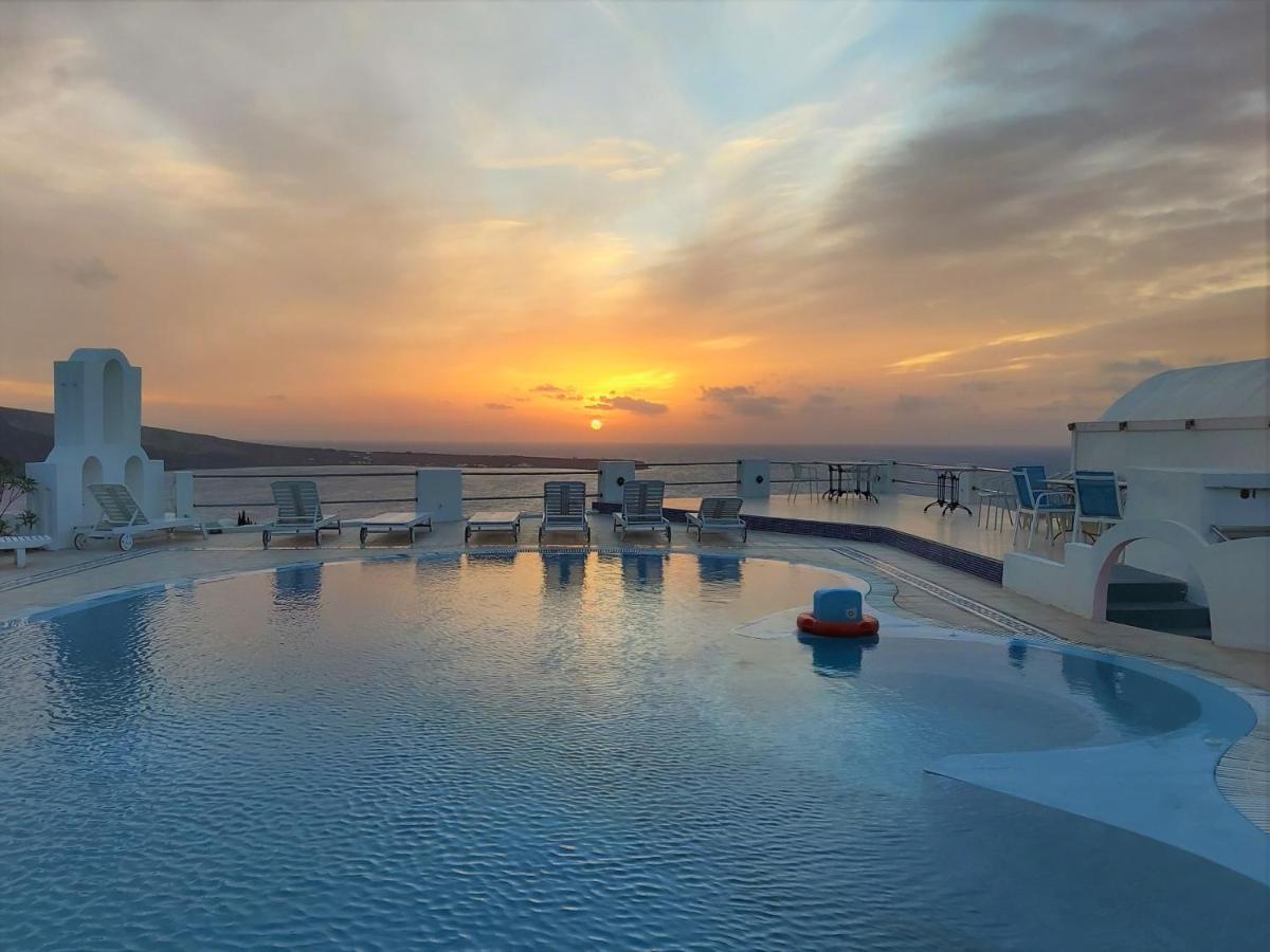 Ether Sunset Oia Oía Exterior foto